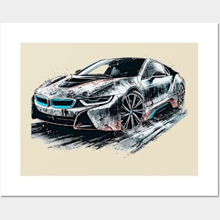 BMW i8 Posters and Art